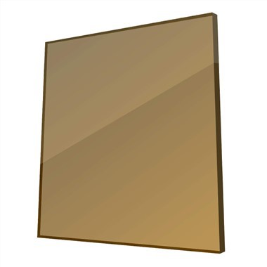 Full acrílic de bronze tallat a mida