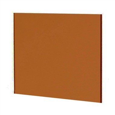 Fulls de plexiglàs de bronze i gris